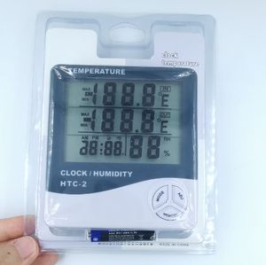 Precio de fábrica FAHTC-2 htc2 HTC-2 Reloj Digital con Termómetro e Higrómetro, Pantalla LCD, Medidor Electrónico de Temperatura y Humedad - Product Image 5
