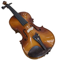 Violon acoustique pour étudiant en bois massif de style baroque, taille standard, avec construction en épicéa et en érable, au meilleur prix