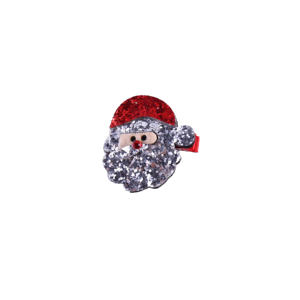 Barrettes à cheveux scintillantes pour enfants, barrettes à cheveux de Noël Père Noël pour filles, fête - Product Image 2