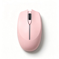 Mouse Nirkabel LED RGB Optik 3D 3 Tombol Plug & Play Ergonomis untuk Tangan Kanan Mouse Komputer Kantor OEM ODM Grosir Tersedia di Stok