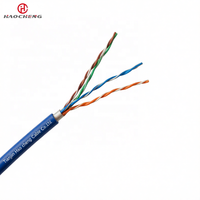 Câble réseau UTP CAT5 PE/HDPE à conducteur solide en PVC, prix usine, 100 Impedances