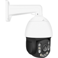 Caméra PTZ IP PoE AI 6MP avec zoom 20X, suivi automatique, double éclairage, vision nocturne couleur, WDR 120dB, emplacement SD, haut-parleur, 360 degrés, 7 pouces