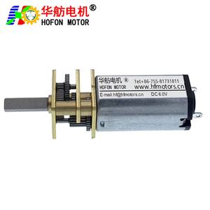 호폰 12MM GM12-N30 1.5v 3v 3.7v 4.5v 5v 6v 7.4v 9v 12 v 영구 자석 브러시 DC 기어 감속기 모터 12 볼트 기어드 모터 - Product Image 2