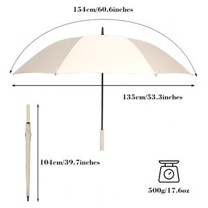 ร่มกันลมกันรังสียูวีแบบอัตโนมัติสั่งทำได้สำหรับขายส่งในตลาด - Product Image 2