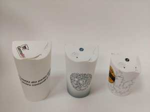 Support pliable pour gobelets à café en papier, jetable, 2/4, écologique, recyclable, pour emporter, avec logo personnalisé - Product Image 4