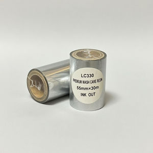 Nastro per Trasferimento Termico 55mm*300m Lavabile in Resina TTR per Stampa di Etichette su Abbigliamento e Tessuti Compatibile - Product Image 2