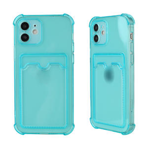 Housse TPU transparente pour téléphone portable, étui de protection pour smart phone smash A22, avec sac de cartes, bon marché - Product Image 6