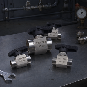 Vanne à boisseau sphérique hydraulique en acier inoxydable 304, filetage femelle PN6.4 pour système hydraulique - Product Image 2
