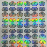 Autocollant holographique personnalisé en vinyle PVC imperméable avec impression de logo sur mesure, écologique et lumineux, découpé sur mesure
