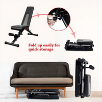 Équipement de musculation MAIBUFIT Banc de musculation pliable en métal moderne à résistance réglable Unisexe Fournisseur direct d'usine