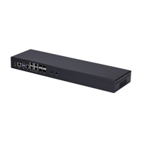 Kansung C3758 8 núcleos DDR4 Computadora industrial 5*2,5 Gigabit Lan Fan mini pc