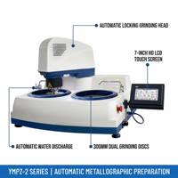 YMPZ-2-300(250) Automatic Single Point Pressure Multi-slot Double-plate Metallographic Grinding Polishing Machine Motor