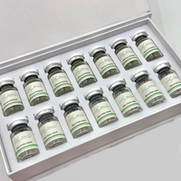 Kit de Microdermabrasion Professionnel 7 Pièces : Solution en Poudre de Spicules Liquides (60% Éponge d'Algues Vertes) pour un Peeling Beauté et Soins de la Peau