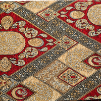Tapisserie blanche style arabe, stock