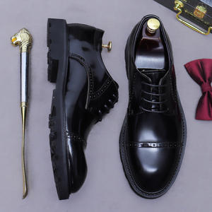 Zapatos de Cuero Más Vendidos para Hombre, Estilo de Cuero Genuino para Hombre, Zapatos Formales de Negocios para Hombre, Zapatos Derby de Moda de Alta Gama - Product Image 1