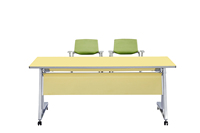 Table de conférence pliante en bois avec pieds en alliage d'aluminium HONGJI pour usage domestique, bureau et supermarché Guangdong HD13B