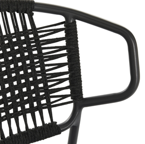 Chaise de jardin de luxe et durable, fabriquée à la main, avec cadre en aluminium tressé et revêtement en poudre - Product Image 3