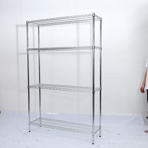 Maßgefertigtes Verchromtes Edelstahl 5-Schicht Schwerlast-Aufbewahrungsregal mit Rädern und Korrosionsschutz - Product Image 1