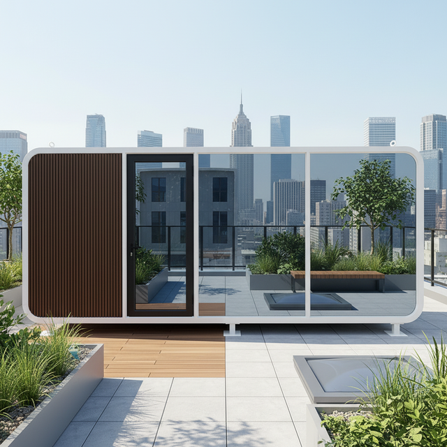 20ft/40ft Modified Shipping Container Modular Villa Mobile Apple Cabin Prefab House Office Hotel Luxury Steel Modern Workshop