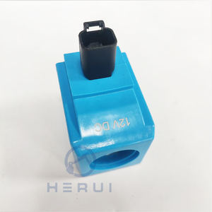 ขดลวดโซลินอยด์วาล์ว12V ขาแบน25/221054 25221054 25-221054สำหรับ JCB 3CX 4CX 5CX - Product Image 3