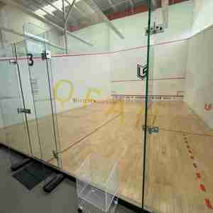 APEX Vente flash Terrain de <span class=keywords><strong>squash</strong></span> intérieur/extérieur avec sol en verre trempé et en bois, installation de terrain de <span class=keywords><strong>squash</strong></span> portable, équipe disponible - Product Image 4