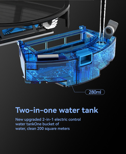 Con quay hồi chuyển Robot Máy hút bụi ứng dụng di động kết nối <span class=keywords><strong>wifi</strong></span> tự động sạc chân không Robot 3500PA Robot chân không - Product Image 6