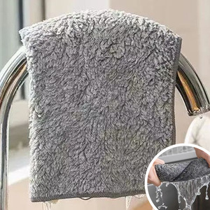 Chiffon de nettoyage en fibre de charbon de bambou Yuanzhang, torchon en microfibre, anti-graisse et anti-taches, pour usage en cuisine - Product Image 1