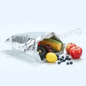 사용자 정의 식품 배달 포장 알루미늄 호일 절연 쿨러 가방 거품 상자 라이너