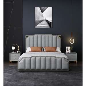 Home Bedroom Furniture Set Queen Bed Frame Double Single king Size Letto <strong>Camas</strong> Matrimonial Muebles <strong>De</strong> Dormitorio Up-holstered - Product Image 2