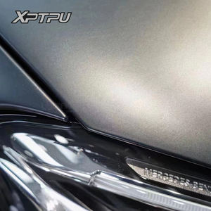 Saten mat siyah 7.5mil 1.52*15m kendinden şifa güçlü tutkal araç otomatik Film TPU PPF için yüksek kalite araba boyası koruma filmi - Product Image 4