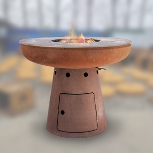 Corten – foyer en acier pour barbecue en plein air, cuisine, foyer avec modèles de barbecue, corten brasero - Product Image 4