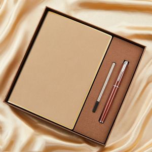 High Quality Custom Logo Leather <b>Notebook</b> Pen Gift <b>Set</b> Premium Business <b>Notebook</b> Pen Wholesale - Product Image 4