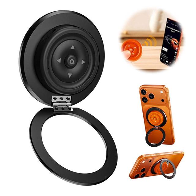 New Foldable Phone Stand Holder Wall Mount Vacuum Magnetic Car Phone Holder Strong Suction Mobile Stand Phone Ring Grip Holder