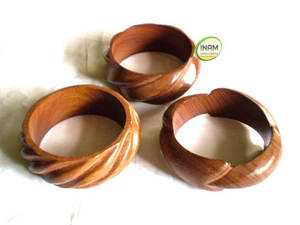 ที่มีคุณภาพที่ดีที่สุดที่สวยงามและออกแบบทำด้วยมือกำไลไม้ - Product Image 2