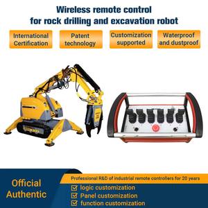Leviers de commande hydraulique proportionnels sans fil, étanches IP65, anti-poussière, télécommande, portée 225 m/5 km, pour la construction - Product Image 5