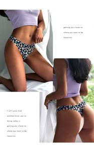 XP039 vente en gros strings à <span class=keywords><strong>dessin</strong></span> érotique slips respirants sans couture culottes Sexy pour femmes Lingerie grande taille sous-vêtements pour femmes - Product Image 6