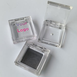 Y025, alta calidad, cuadrado, claro, duro, personalizado, Etiqueta Privada, plástico vacío, rubor en Caja, embalaje, polvo compacto, caja compacta - Product Image 4