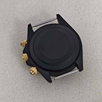 Montre chronographe multifonction Mod 39 mm en promotion, boîtier Mod, lunette en céramique, acier inoxydable PVD, verre saphir, accessoires