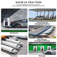 Certification TUV Commercial IP54 60kw CCS2 Voiture électrique Puissance rapide Ev DC Station de charge Chargeur Pile pour véhicule électrique