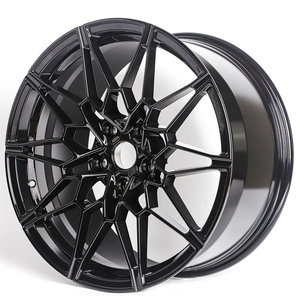 ล้อแม็กซ์อัลลอยด์ขนาด 18 19 นิ้ว รุ่น M4 สไตล์สปอร์ต ขนาดต่างกัน 19x8.5 ET30 19x9.5 ET38  5 รู 112 สีดำเงา - Product Image 1
