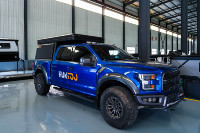 Huntoo Hardtop robuste en alliage d'aluminium pour benne de pick-up