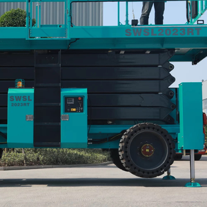 Diskon gunting hidrolik Diesel kualitas tinggi 20 m tinggi kerja SWSL2023RT 545 Kg kapasitas <span class=keywords><strong>Platform</strong></span> udara - Product Image 2