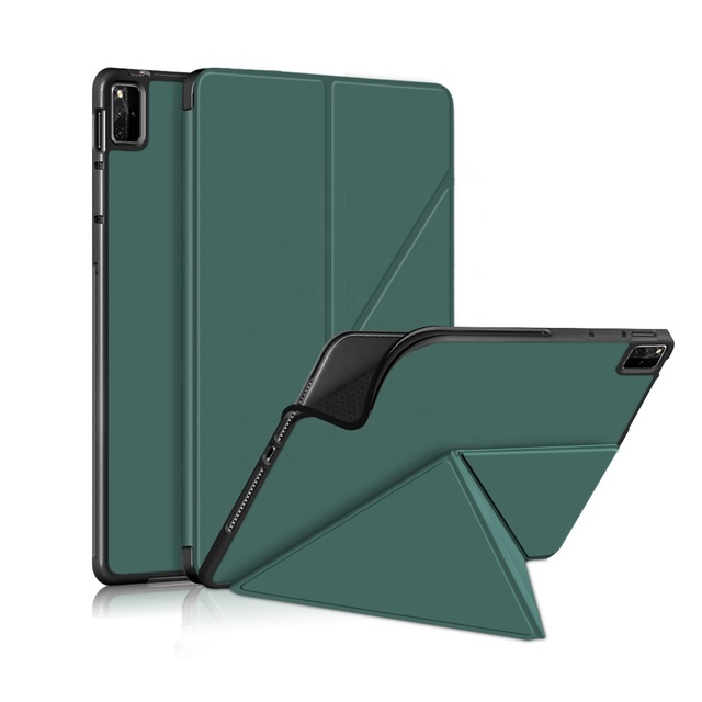 Soft TPU Back Shell Flip PU Leather Smart Cover Tablet Case for Huawei Matepad Pro 12.6 2021