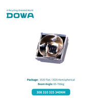 DOWA DUV Algainp LED 308nm Narrower 65deg 3535 SMD 5.9V Hermetic Sealed Dimmable UVB Chip Japan