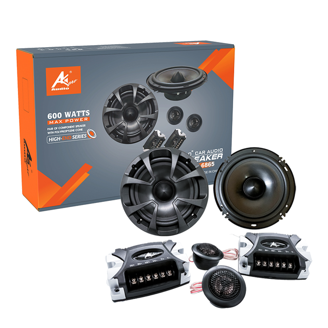 AK-6865 Factory Competition Price 6 Inch 2 Way Component Speaker Car Audio Speaker 2 Way Music Full Range Car Speaker