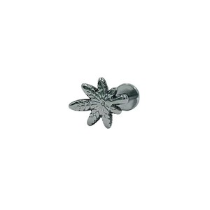 ASTM F136 Titane Feuille Labret Anneaux À La Mode Oreille Stud Cartilage Tragus Piercings Helix Monore pour Enfants Lip Piercings - Product Image 2