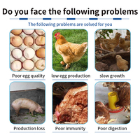 Additifs Alimentaires Prémélangés à l'Huile de Foie de Poisson 120g pour Volailles et Bétail – Vitamines et Acides Aminés de Qualité Alimentaire Favorisant la Croissance et la Production d'Œufs en Poudre
