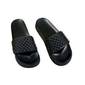 Luxury Designer Rivet Shoes Top Quality Flat <b>Slippers</b> Fashion Women <b>Ladies</b> Outdoor Shoes Walking Casual Brand Shoes <b>Slippers</b> - Product Image 1