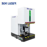 Machine à graver et à découper au laser, en fibre fermée personnalisée, avec anneaux en titane, 30 W, 50W, 100W