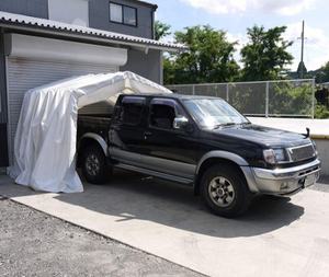 Abri de voiture à pousser et à tirer avec roulettes, vente chaude, auvent de garage pliable pour voiture, <span class=keywords><strong>tente</strong></span> de voiture rétractable - Product Image 3